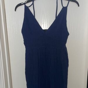 Elegant Navy Blue Women's Dress